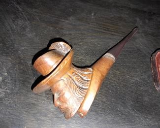 Hand Carved Wooden Pipe