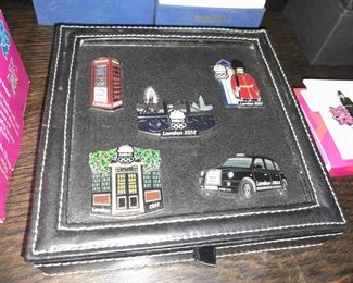 London 2012 Olympics Pin Set In Box