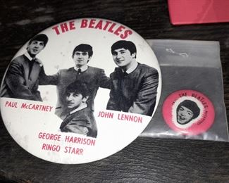 Vintage Beatles Buttons