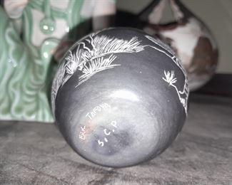 Native American Eric Tafdya Signed Ball