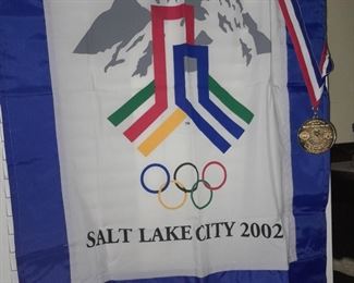 Salt Lake City 2002 Olympic Flag