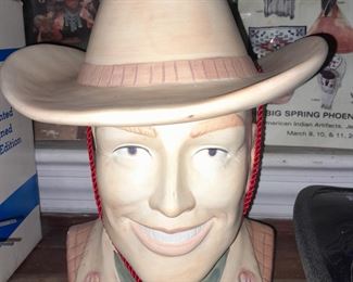 Cowboy Cookie Jar
