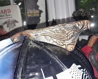 9/11 Memorial Hand Painted Fire Helmet Signed & Dated 2011