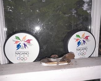 Nagano 1998 Olympics Hockey Pucks