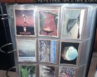 Atlanta 1996 Olympics Trading Card Set In Binder