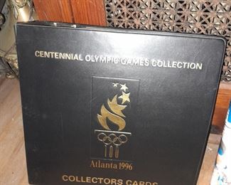 Atlanta 1996 Olympics Trading Card Set In Binder