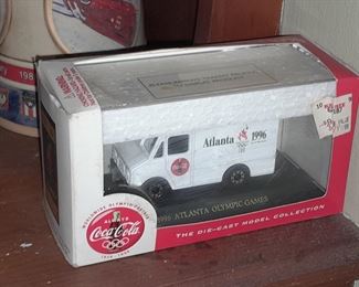 Atlanta 1996 Olympics Coca Cola Toy Truck