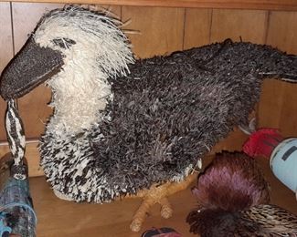 Native American Hand Made Bird Basket