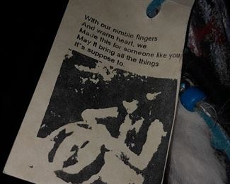 Native American Handmade Man-Del-La & Hand Painted Rain Stick