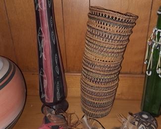 Native American Pottery & Baskets