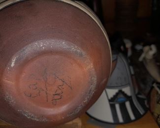 Native American Signed Pottery
