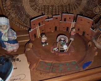 Native American Diorama Display