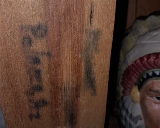 Native American Signed Kachina Doll Figurine