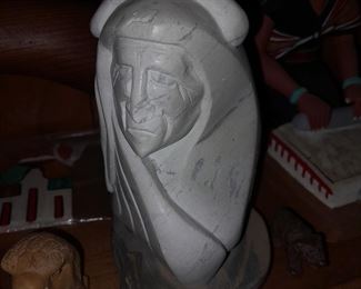 Native American Hand Carved Stone Figurine