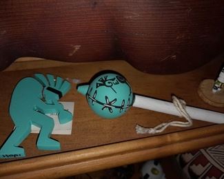 Native American Hopi Signed Mini Figurines