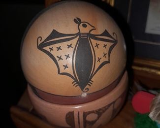 Native American Signed Pottery