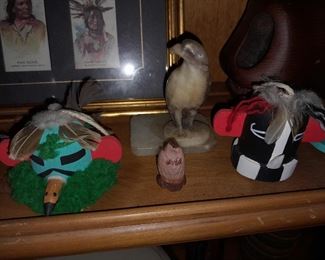 Native American Kachina Doll Head Ornaments