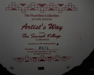 Native American Artist's Way From The Sacred Village Collection By The Hamilton Collection Figurine