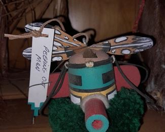 Native American Kachina Doll Head Ornament