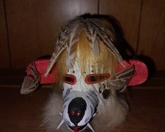 Native American Kachina Doll Head Ornament