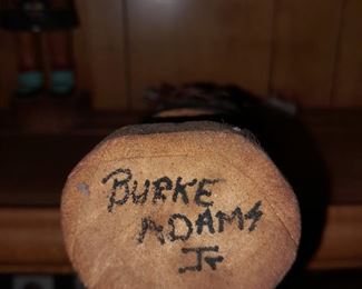 Native American Kachina Doll Signed By Burke Adams Jr.