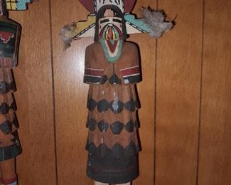 Native American Kachina Doll Signed By Burke Adams Jr.