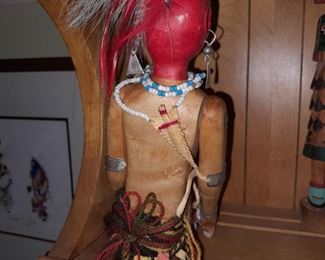 Native American Wooden Doll