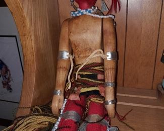 Native American Wooden Doll