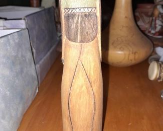 Native American Wood Carving Signed By BALAHQUAHU (1991)