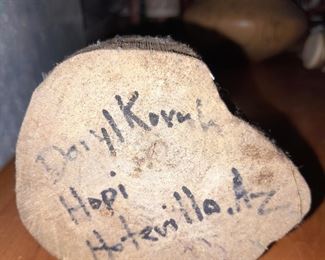 Native American Hopi Erotic Wood Carved Kachina Doll Signed By Daryl Koruh (Arizona)