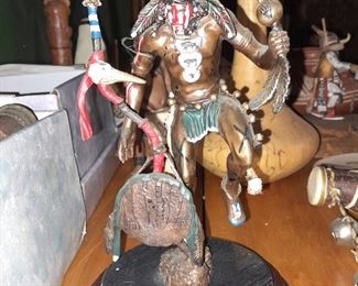 "Spirit Of The Red Fox" Bronze Figurine By The Franklin Mint