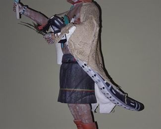 Native American Kachina Doll W/ Snake