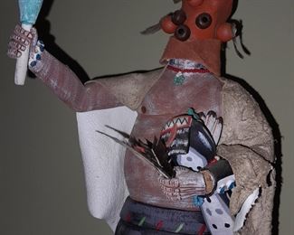 Native American Kachina Doll W/ Snake