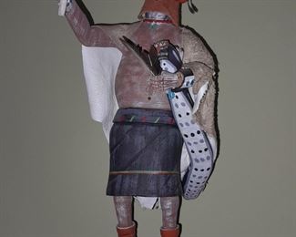 Native American Kachina Doll W/ Snake