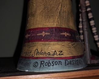 Native American Figurine By Robson Design (Sedona, Arizona)