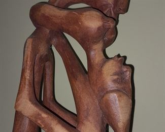 Native American Wood Carved Figurine