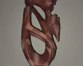 Native American Wood Carved Figurine