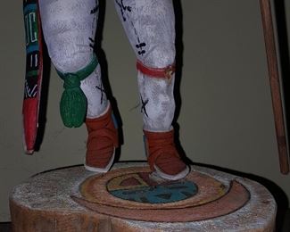 Native American "Early Morning Star" Kachina Doll Signed By "Sohu Talavai" Collateta