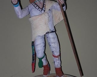 Native American "Early Morning Star" Kachina Doll Signed By "Sohu Talavai" Collateta