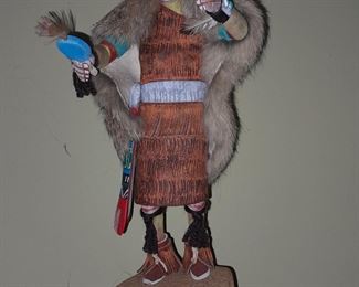 Native American "Sun Set Crater" Kachina Doll Signed By "Kana-A"