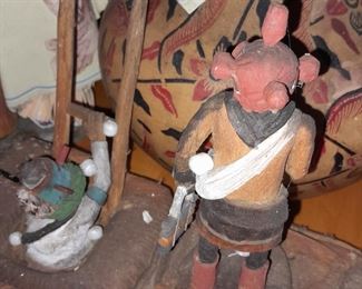 Native American Kachina Doll Diorama