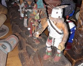 Native American Kachina Doll Diorama