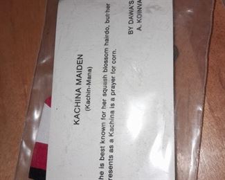 Native American Kachina Doll Ornament By Dawa's A. Koinva