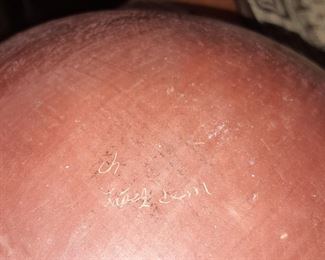 Native American Signed Pottery