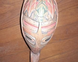 Native American Hand Carved Wooden Figure