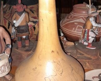 Native American Signed Pottery Vase 