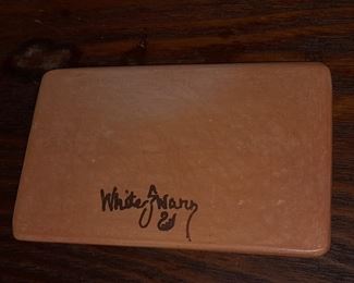 Native American Slate Artwork Signed By "White Swann"