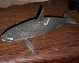 Native American Whale Figurine
