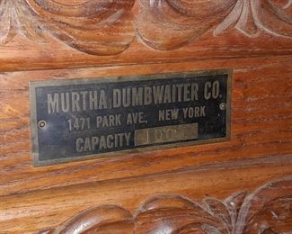 Antique Wooden Ice Box W/ Carved Details