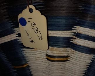 Native American Handmade Pictoral Eagle & American Flag Basket Plate Handmade By Pearl Sewenewa (ORIGINAL COST OF $1,375!)